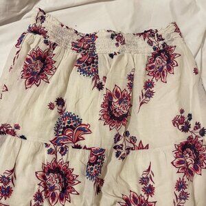 Old Navy Smocked Waist Paisley Print Skirt